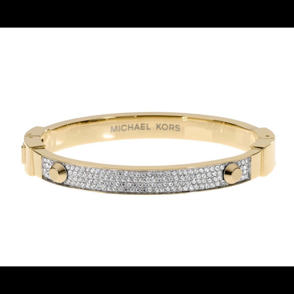 Authentic Michael Kors Pave Crystal Bangle